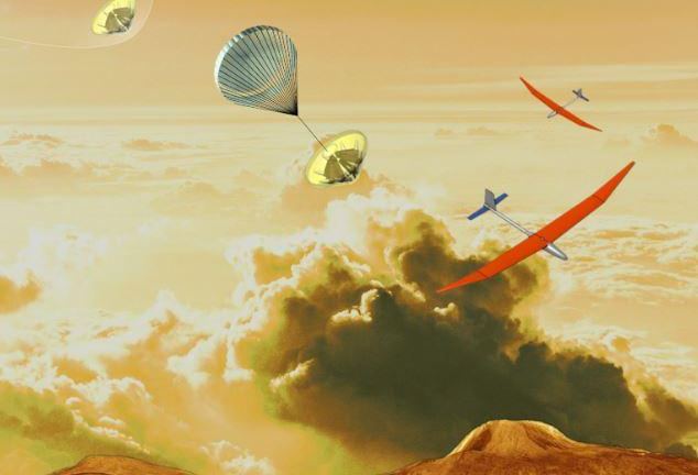 La NASA está trabajando en aviones no tripulados para explorar la atmósfera de Venus