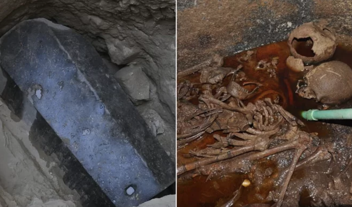 Arqueólogos por fin abren aquél gigantesco sarcófago misterioso encontrado en Egipto