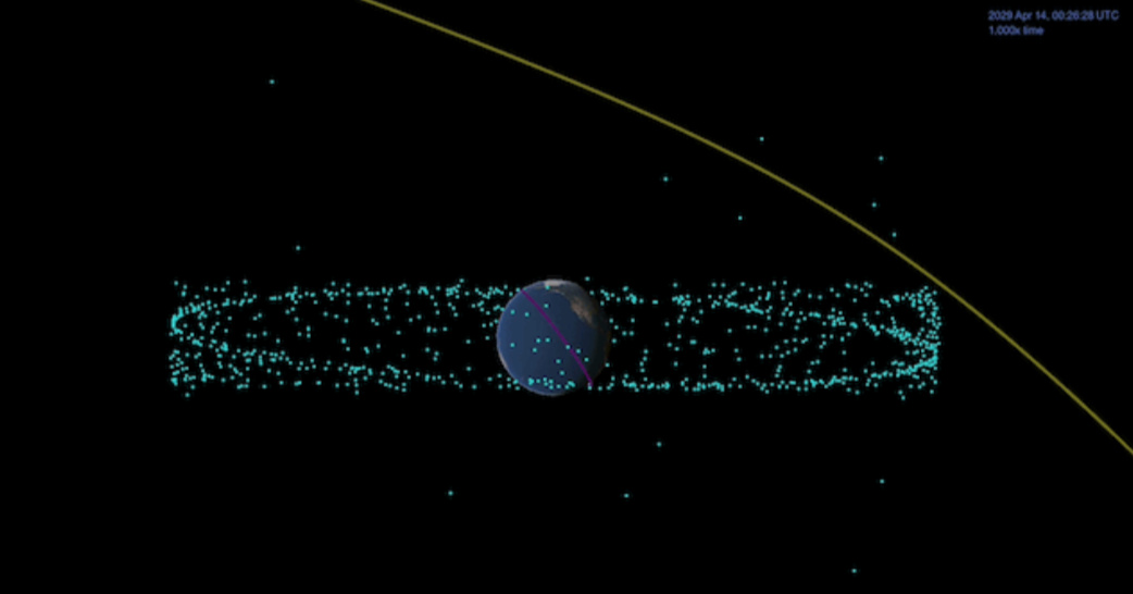 Un asteroide pasará increíblemente cerca de la Tierra en el 2029