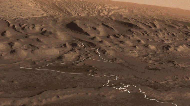 El Curiosity encontró una gran cantidad de arcilla en Marte