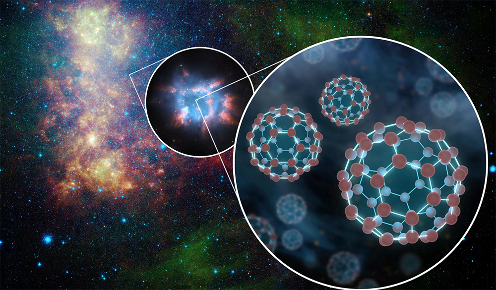 Hubble encuentra evidencia sólida de futbolenos en el espacio interestelar