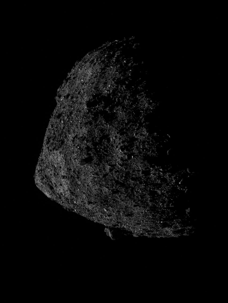 Esta es la mejor vista del  asteroide Bennu que se tiene hasta la fecha