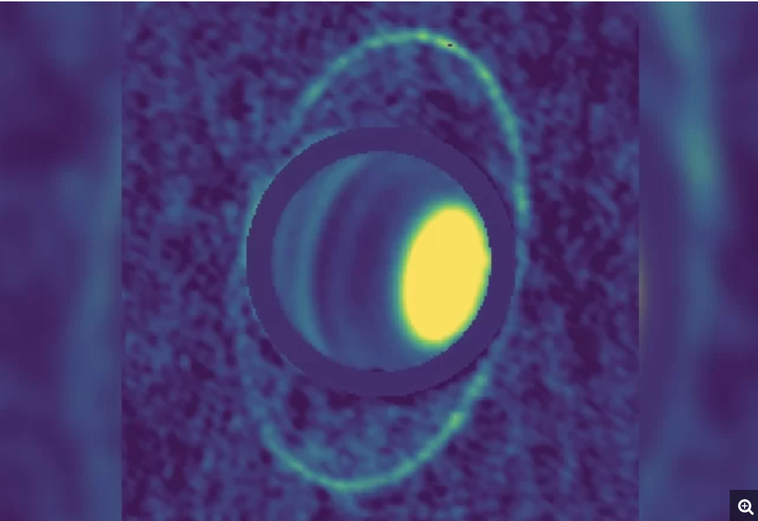Científicos descubren que Urano tiene anillos muy raros