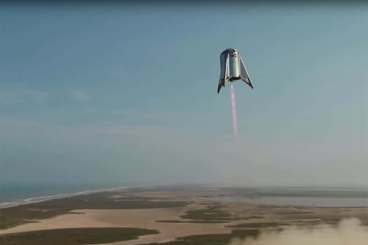 El Starhopper de SpaceX ha realizado su vuelo de prueba  final