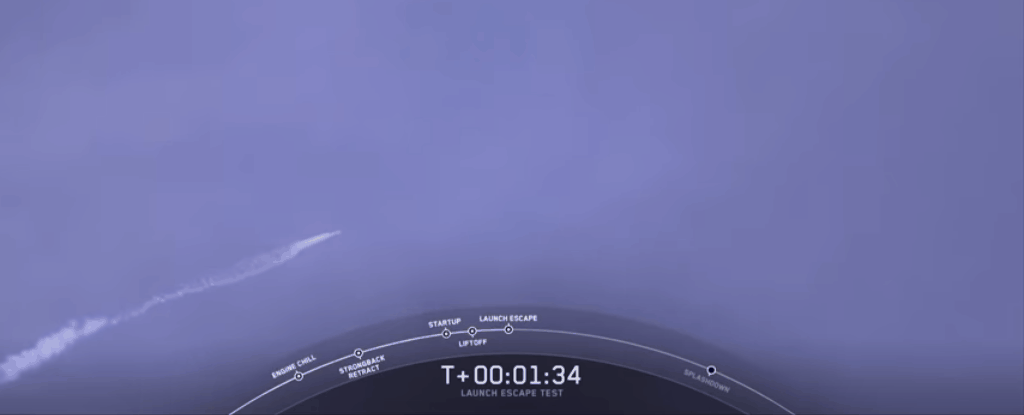 El Crew Dragon de SpaceX acaba de pasar una prueba de seguridad crucial