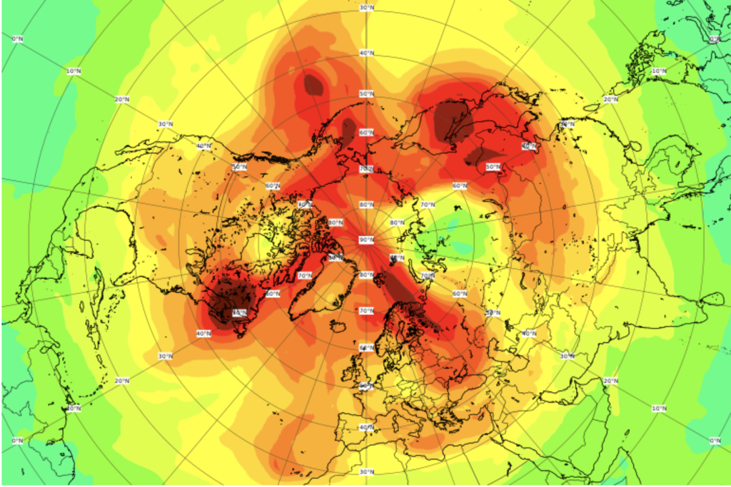 El inusual gigantesco agujero de ozono del Polo Norte finalmente se ha cerrado