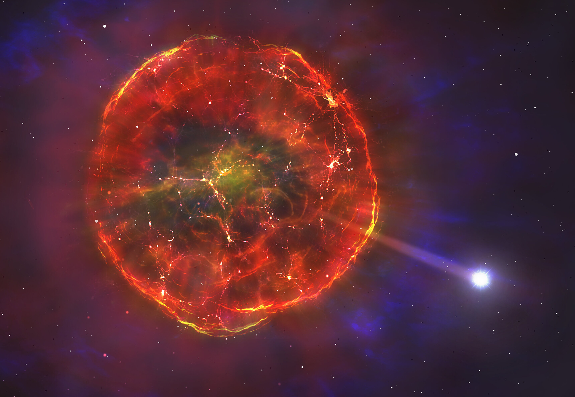 Esta extraña enana blanca podría ser evidencia de un nuevo tipo de supernova