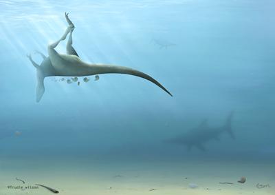 Nueva especie de dinosaurio recién descubierta tenía sus huesos llenos de aire