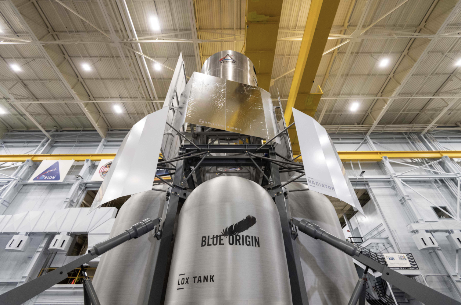 Blue Origin presenta la maqueta de su módulo de aterrizaje lunar