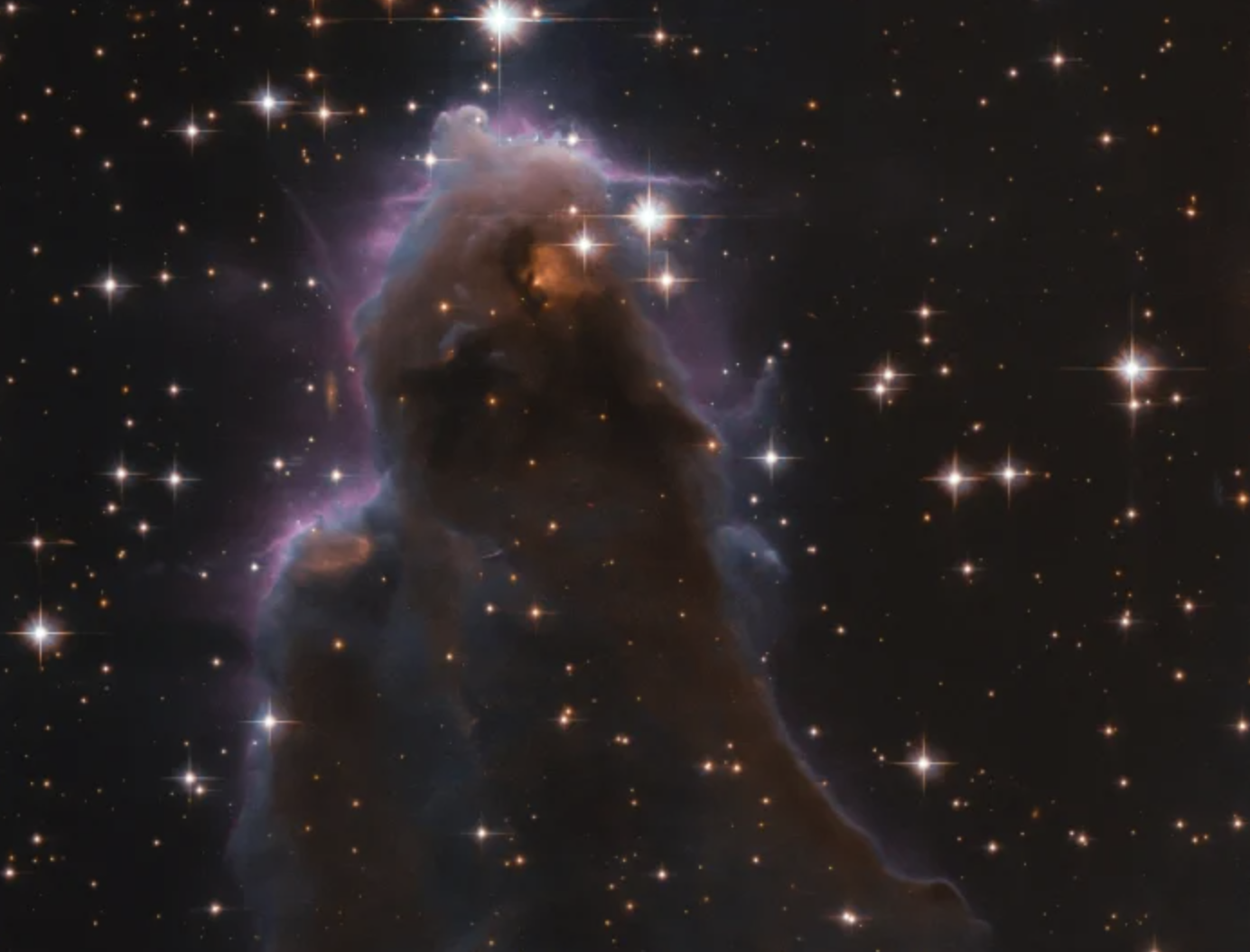 Hubble captura una región del espacio en donde las estrellas aún están naciendo