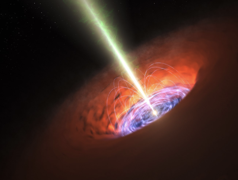 ¿Los agujeros negros pueden funcionar como aceleradores de partículas?