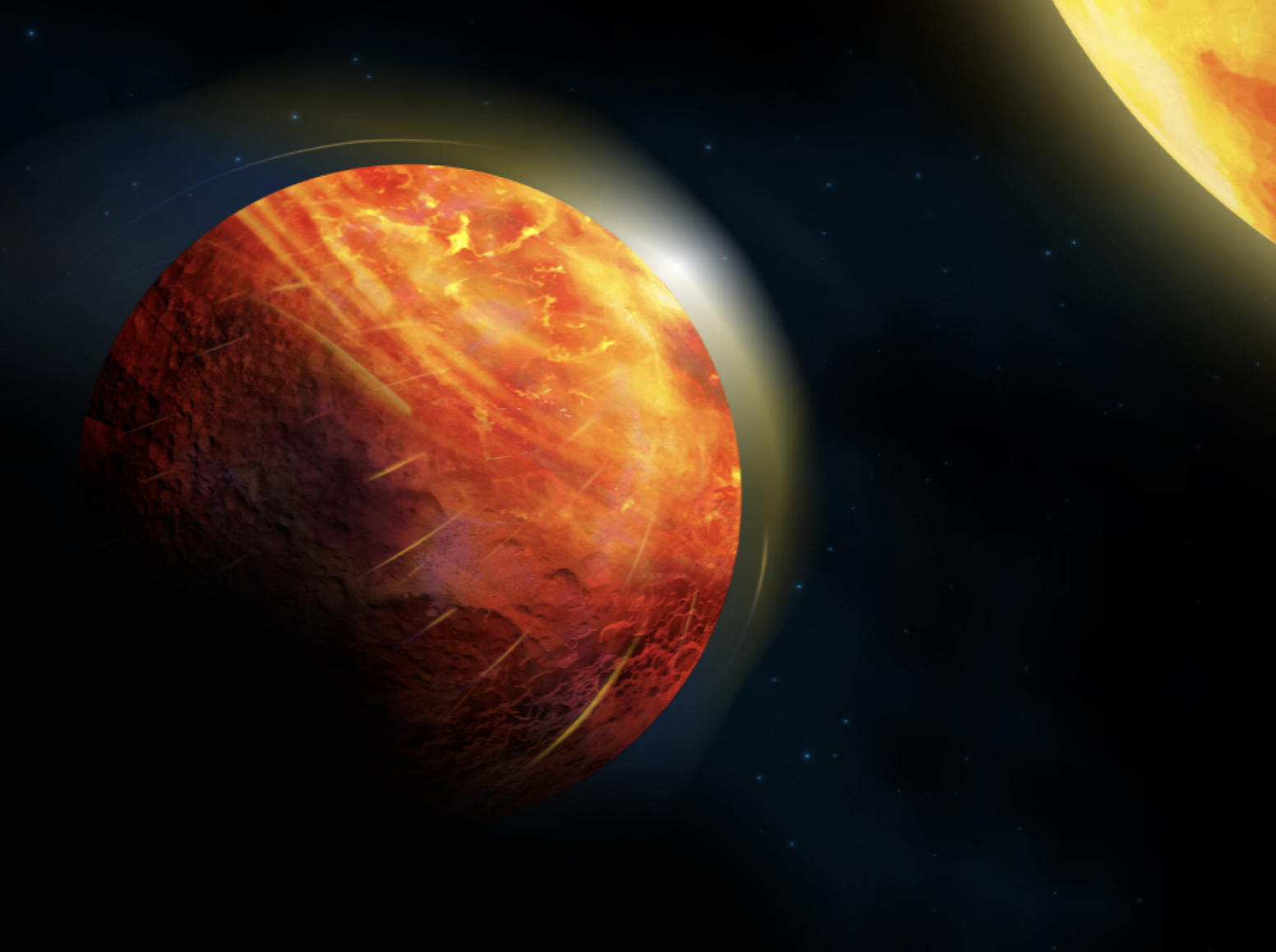 Encuentran exoplaneta de magma en donde llueven rocas y hay vientos supersónicos