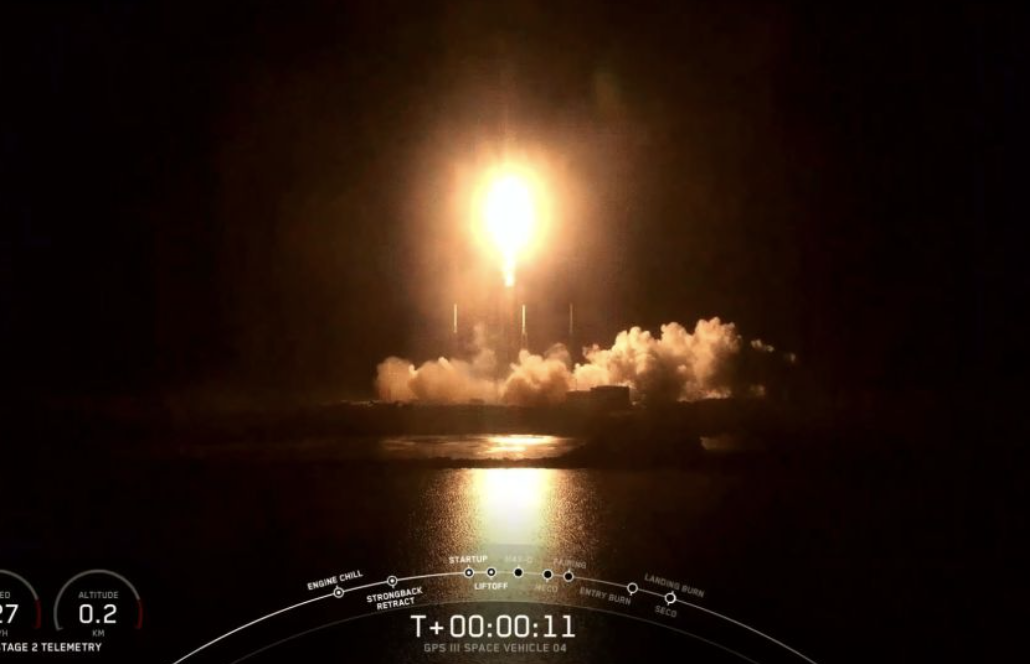SpaceX lanza satélite GPS para la Fuerza Espacial de Estados Unidos