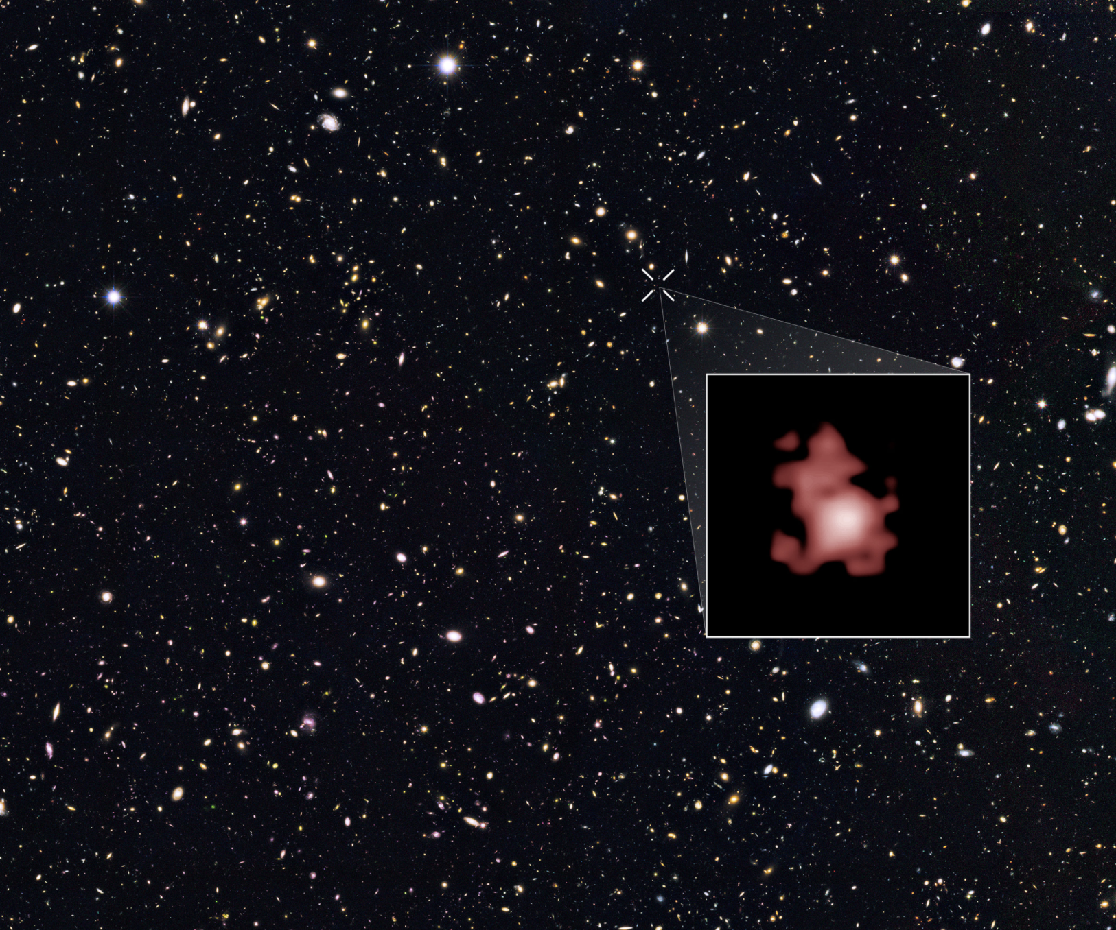 Astrónomos encuentran la galaxia más lejana que alguna vez se ha observado, a 13.400 millones de años luz
