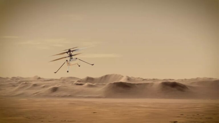 La próxima misión china a Marte llevará un dron similar al Ingenuity