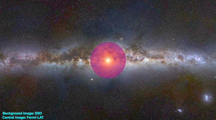 Misterioso brillo del centro de la Vía Láctea podría deberse a materia oscura