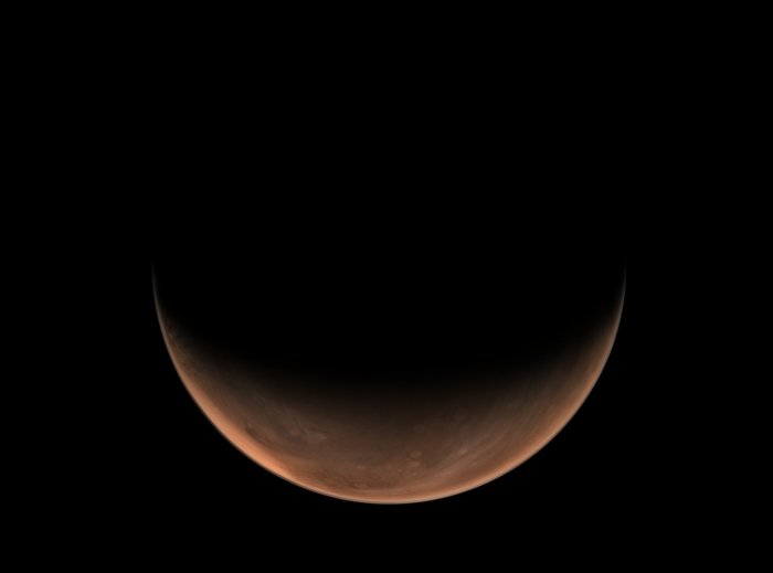 La misión Tianwen-1 envía hermosas fotos del planeta rojo