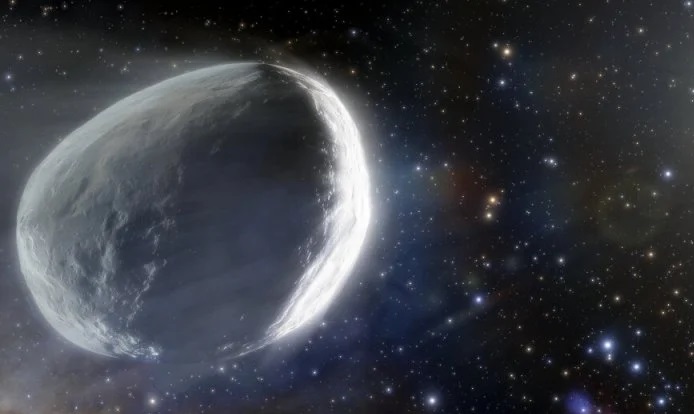 Científicos confirman el gigantesco tamaño de un cometa en el sistema solar exterior
