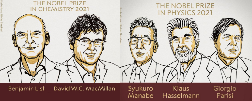 Estos son los premios Nobel en Física y Química del 2021 - Robotitus