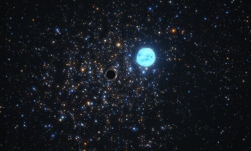 Astrónomos detectan un pequeño agujero negro fuera de la Vía Láctea en un cúmulo “joven”
