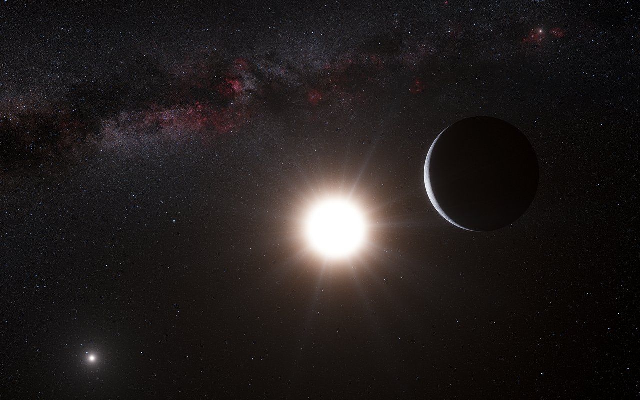 Así sería un exoplaneta «hermano» de la Tierra orbitando una estrella cercana