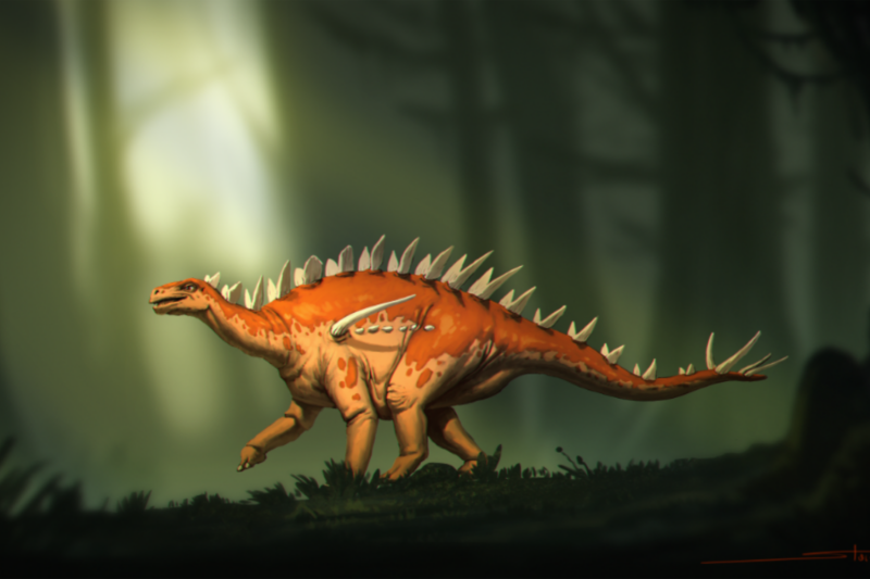 Un estegosaurio «enano» ha sido descubierto en China y parece ser un eslabón perdido