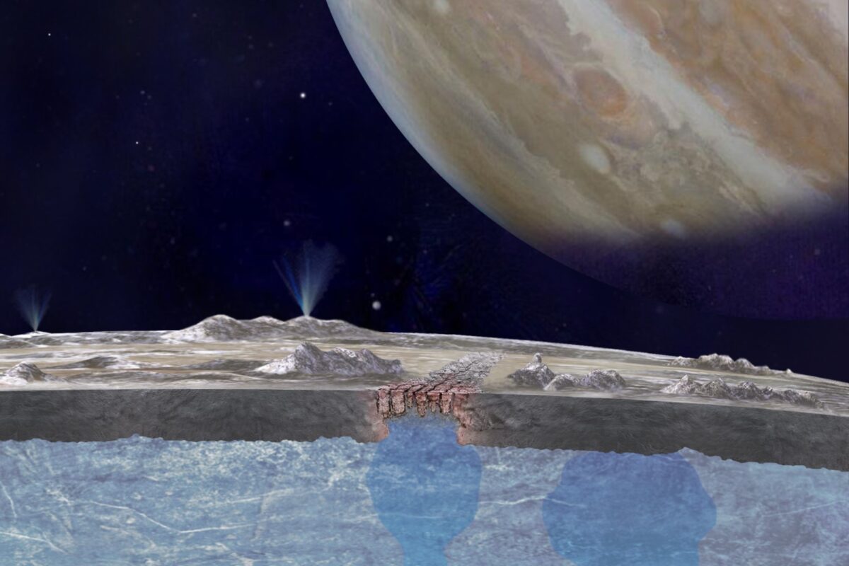 Europa, una de las lunas de Júpiter, podría tener oxígeno debajo de su océano interior