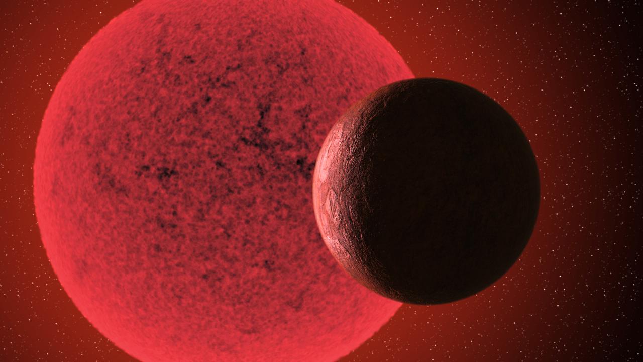 Astrónomos encuentran una supertierra cerca de la zona habitable de una enana roja vecina