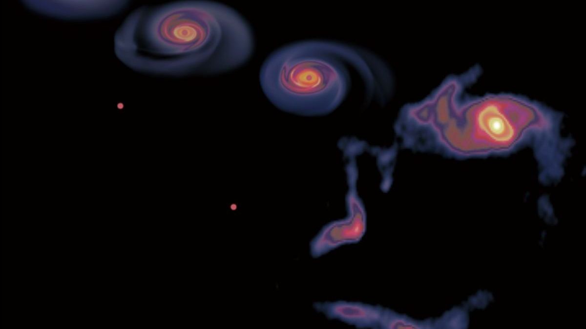 Un extraño objeto en espiral está girando alrededor del centro de la Vía Láctea