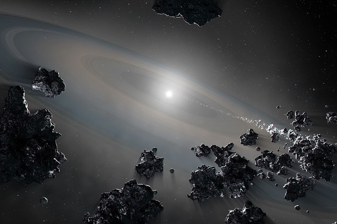 Astrónomos detectan una enana blanca destrozando su sistema planetario