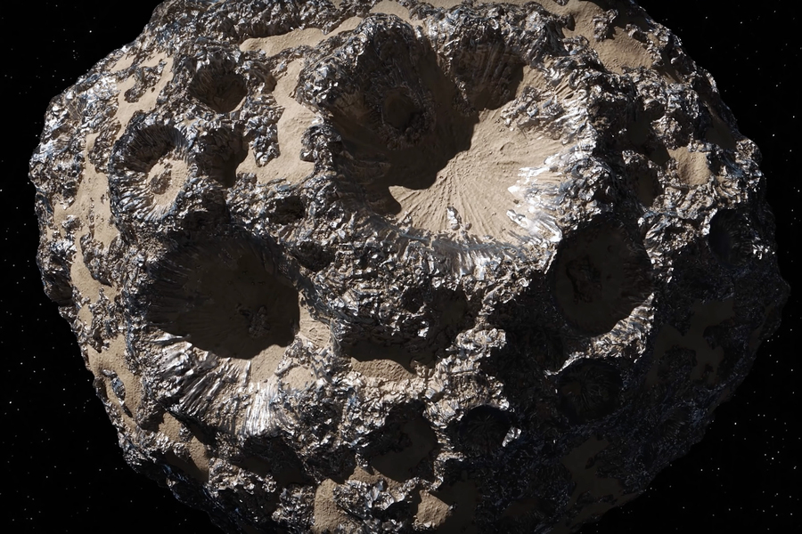 Astrónomos crean el mapa más detallado hasta ahora de Psyche, “el asteroide de 700 quintillones de dólares”