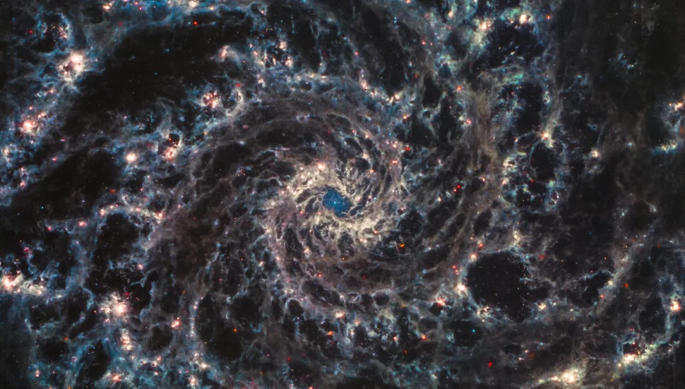 El James Webb captó imágenes de la Galaxia Fantasma y son impresionantes