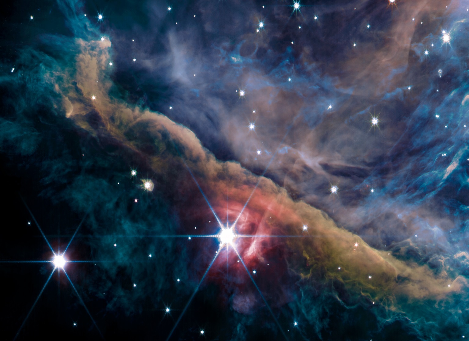 La nebulosa de Orión: Nuevas imágenes de su corazón gracias al James Webb