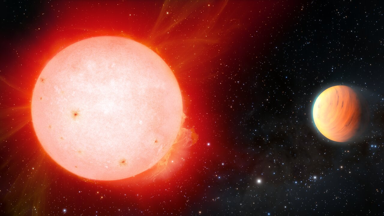 Astrónomos descubren un exoplaneta “malvavisco” con una densidad increíblemente baja