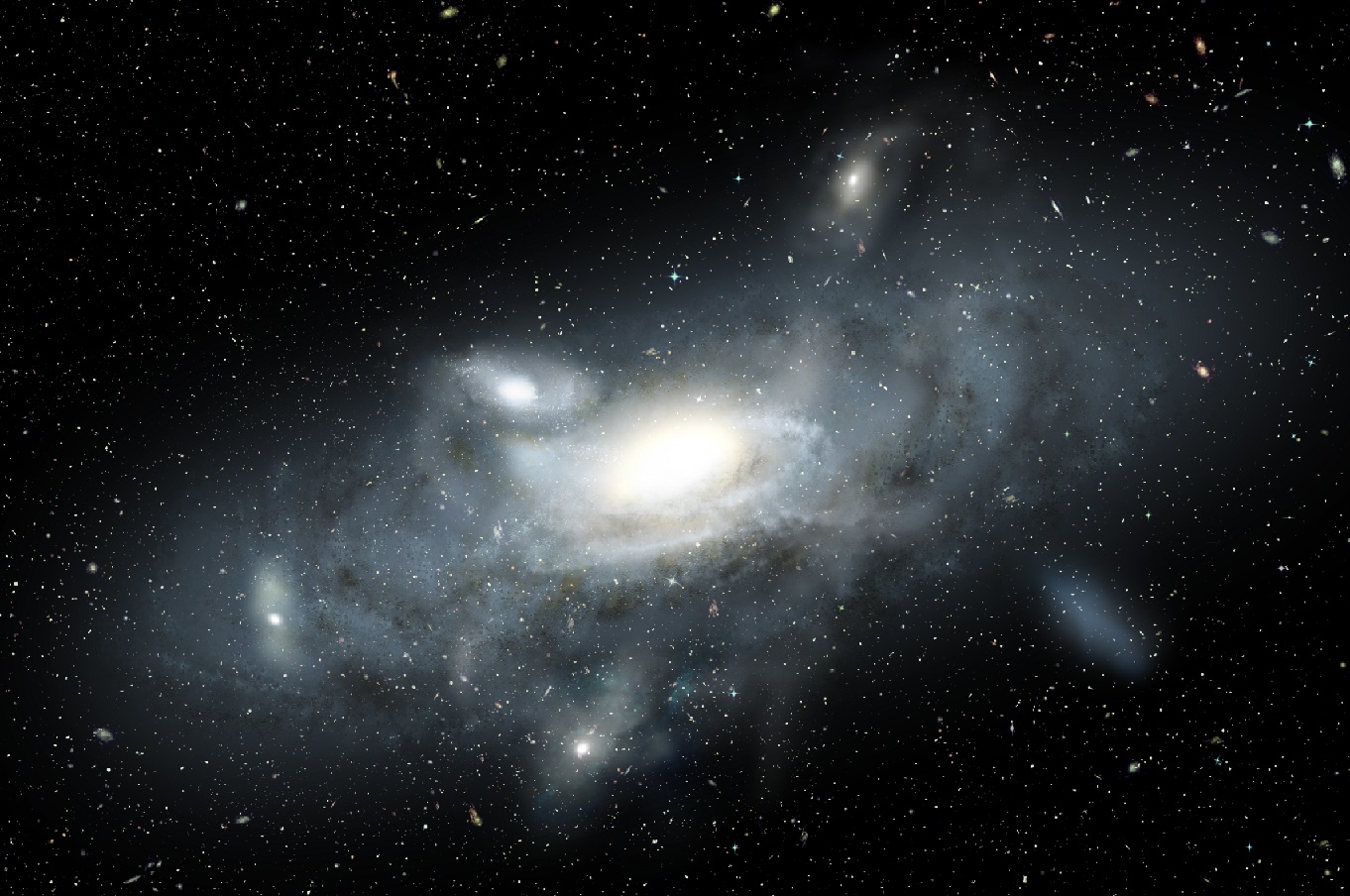 Astrónomos encuentran una “galaxia gemela” de la Vía Láctea de hace miles de millones de años