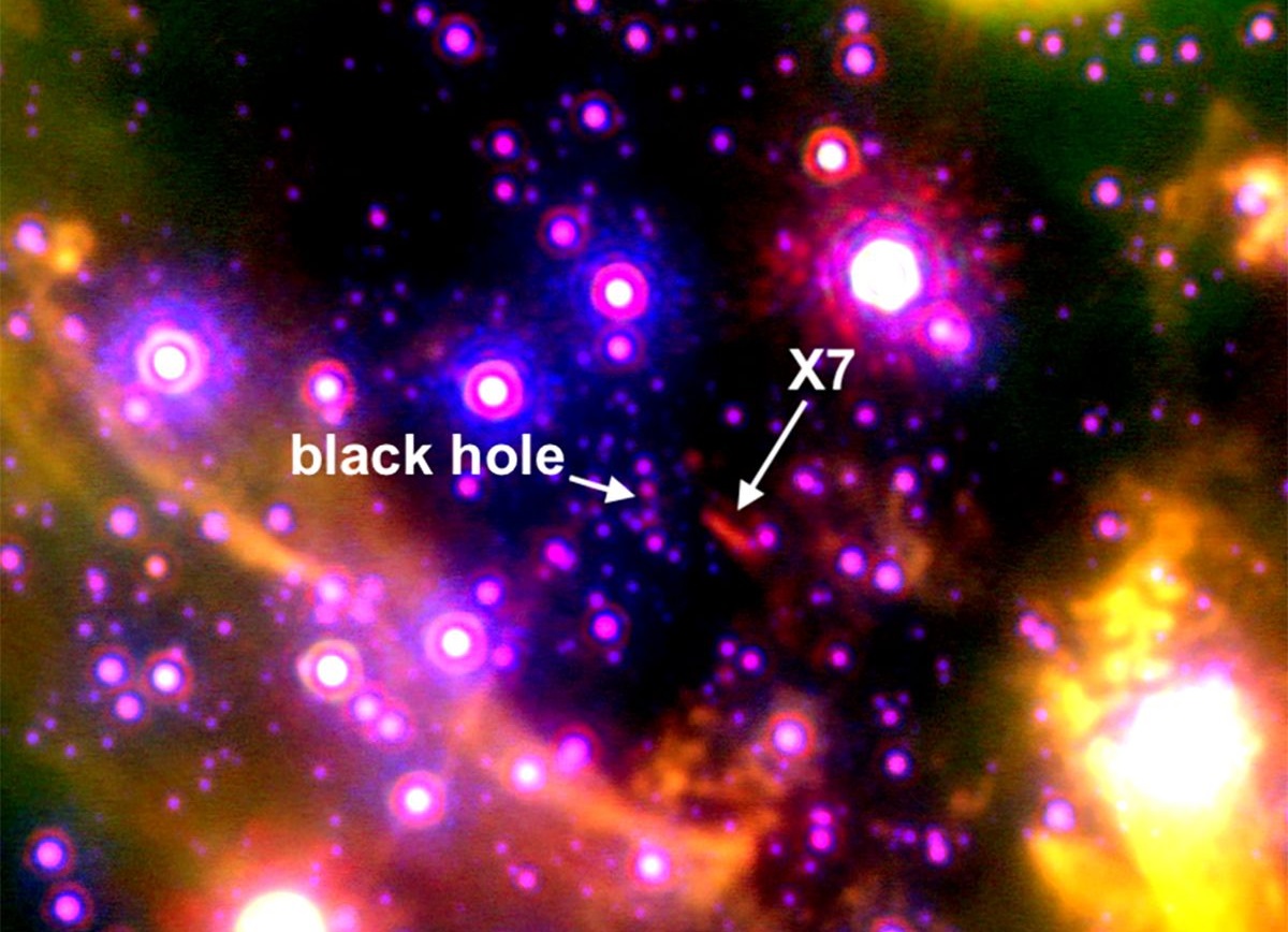 El agujero negro en el centro de nuestra galaxia está desgarrando un misterioso objeto