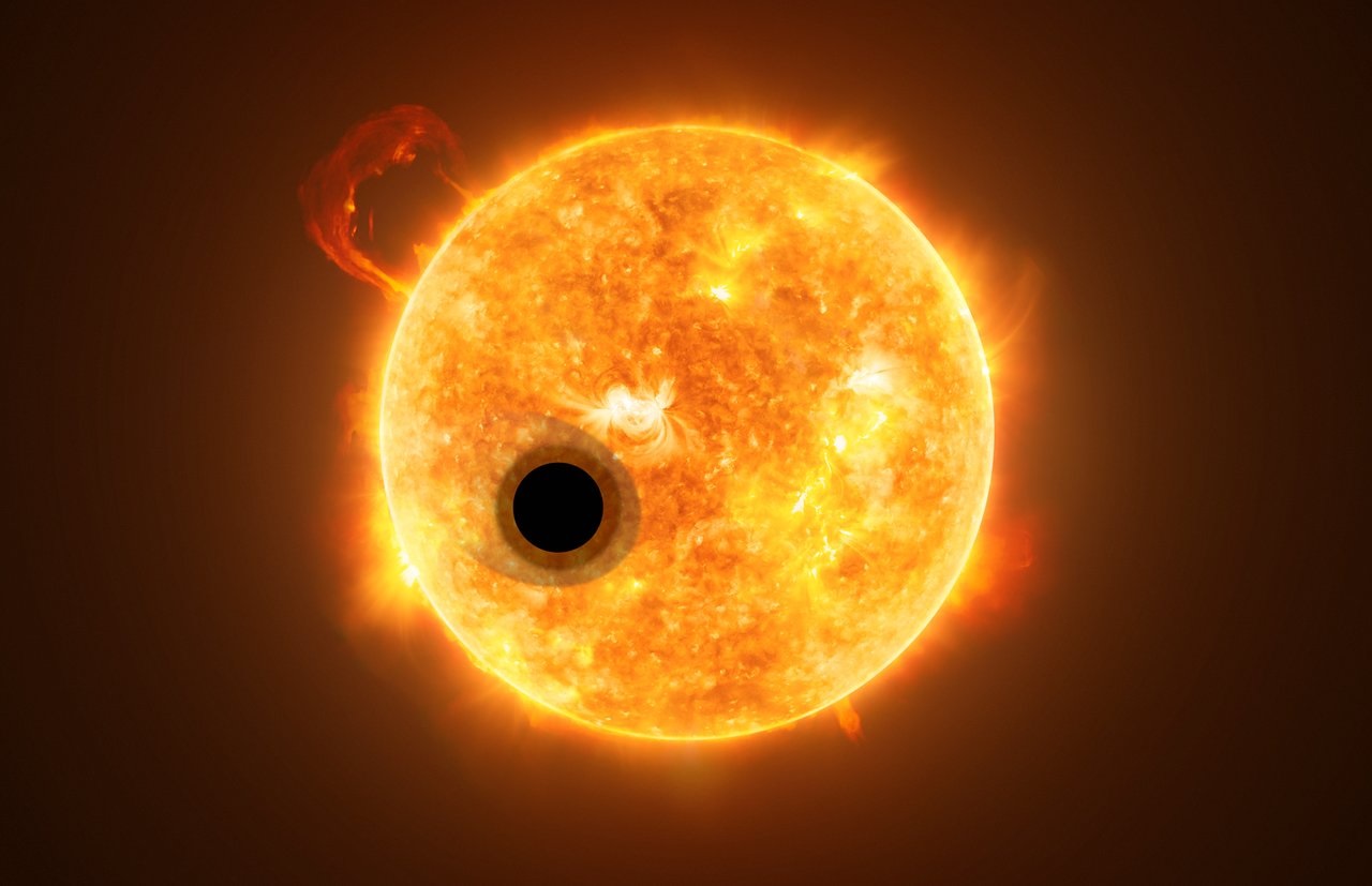Astrónomos descubren un exoplaneta que estaría perdiendo una atmósfera de agua