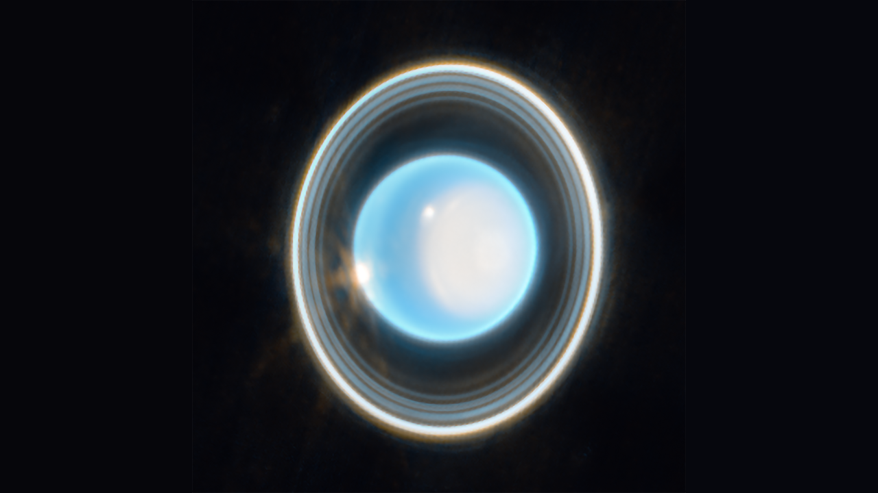 Impresionante imagen de Urano capturada por el telescopio James Webb