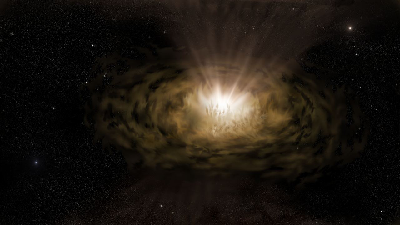 Vientos espaciales de agujeros negros supermasivos revelan secretos cósmicos