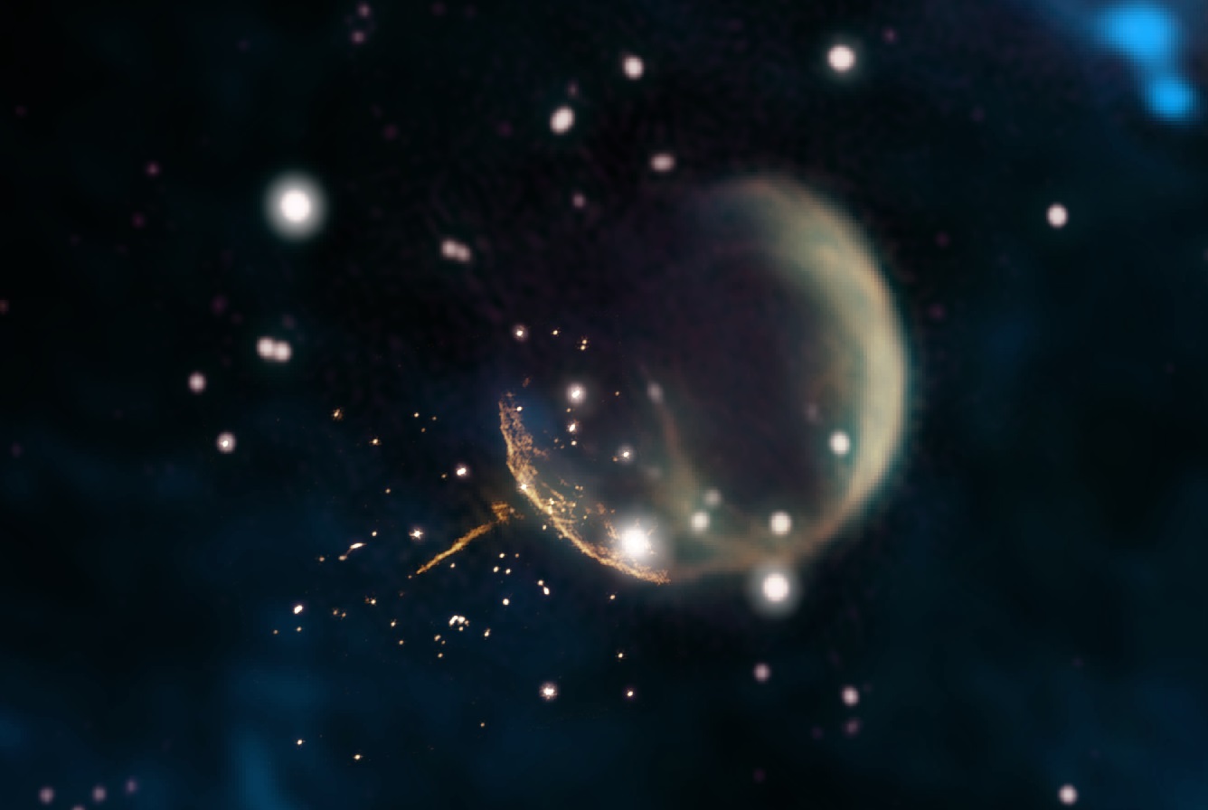 Astrónomos encuentran a la estrella «fugitiva» más rápida de nuestra galaxia