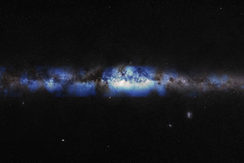 Astrónomos detectan emisión de neutrinos de alta energía del plano galáctico de la Vía Láctea