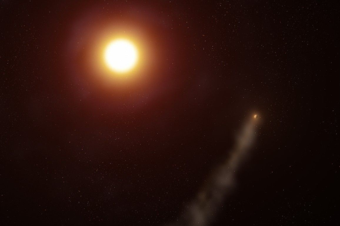 Un conocido exoplaneta tenía escondida una cola de 560.000 kilómetros de largo